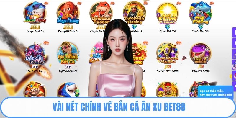 Vài nét chính về Bắn cá ăn xu Bet88
